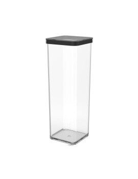 Cubo contenedor Rotho Negro Transparente Silicona Plástico