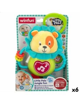 Peluche Chocalho Winfun 14 x 19 x 6,5 cm (6 Unidades)