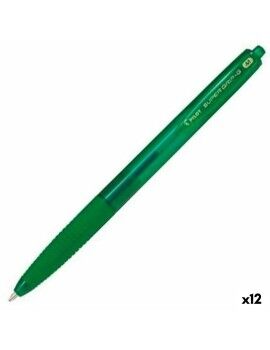 Bolígrafo Pilot Supergrip G Verde 0,4 mm 1 mm (12 Unidades)