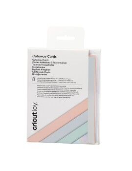 Cartões de recorte para plotter de corte Cricut Joy Pastel (8 Unidades)