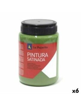 Témpera La Pajarita Mount L-16 6 Piezas Satinado Escolar Verde