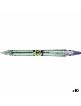 Bolígrafo Pilot Ecoball Plástico reciclado Azul 1 mm (10 Unidades)