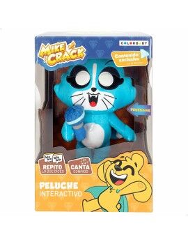 Peluche con Sonido Mikecrack Akela 25 cm Azul