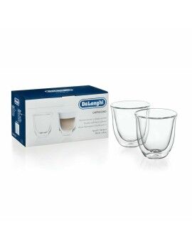 Juego de 2 Tazas de Café De'Longhi 5513214601 Transparente 2 Piezas