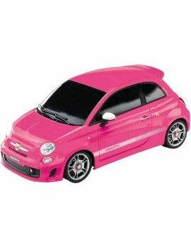 Carro Rádio Controlo Mondo Fiat 500 Abarth Cor de Rosa 1:14