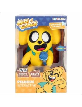 Peluche com Som Mikecrack Amarelo 29 cm