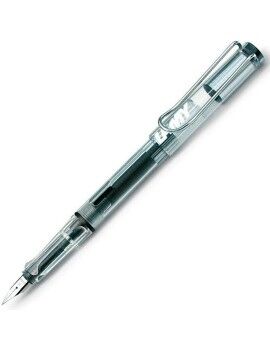 Pena de Caligrafia Lamy Safari 012EF Transparente Azul