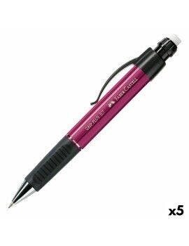 Porta-minas Faber-Castell Grip Plus Roxo 0,7 mm (5 Unidades)