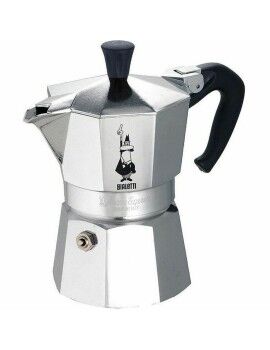 Cafetera Italiana Bialetti Moka Express Aluminio 200 ml 3 Tazas