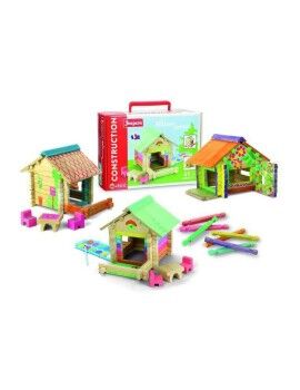 Casa de Miniatura Fisher Price Jeujura House To Paint 65 Piezas Pintura