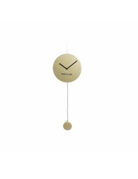 Reloj de Pared DKD Home Decor Dorado Hierro Plástico Péndulo 22 x 5,5 x 60 cm