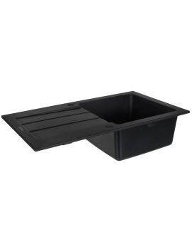 Fregadero de Un Seno Maidsinks 1D volcano 76 x 44 cm Negro