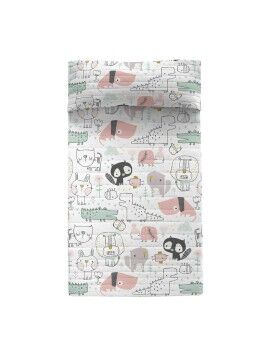 Colcha HappyFriday Moshi Moshi Multicolor 180 x 260 cm animais