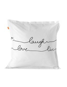 Funda de almohada HappyFriday Blanc Live Multicolor 80 x 80 cm