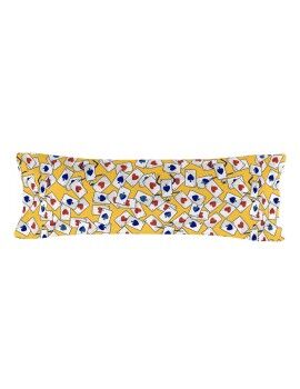 Funda de almohada HappyFriday Mr Fox Tea Time Multicolor 45 x 110 cm