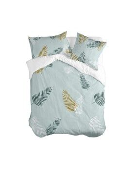 Funda Nórdica HappyFriday Blanc Foliage mint  Multicolor 200 x 200 cm