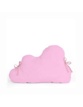 Protector de Cuna HappyFriday Basic Kids Cloud Rosa 60 x 40 cm