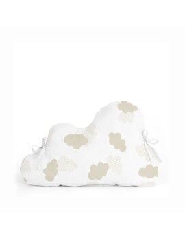 Protetor de berço HappyFriday Basic Kids Clouds Bege 60 x 40 cm