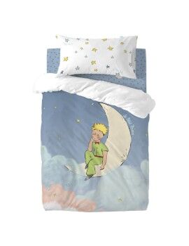 Conjunto de capa de edredom HappyFriday Le Petit Prince La Lune Multicolor Berço de Bebé 2 Peças