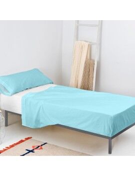 Juego de Sábanas HappyFriday BASIC KIDS Azul Cama de 105 2 Piezas