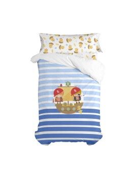 Juego de funda nórdica HappyFriday Happynois Pirate Ship Multicolor Cama de 105 2 Piezas