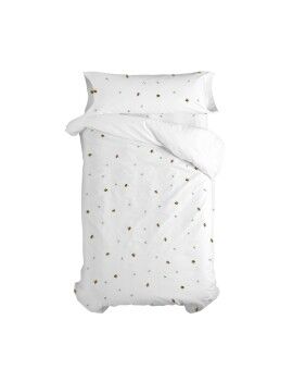 Juego de funda nórdica HappyFriday Mini Honey Multicolor Cama de 105 2 Piezas