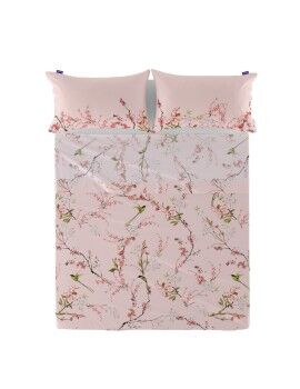 Lençol de cima HappyFriday Chinoiserie rose Multicolor 180 x 270 cm (asiatico/oriental)