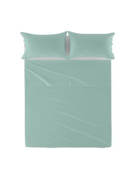 Sábana Encimera HappyFriday Basic Menta Cama de 180/200