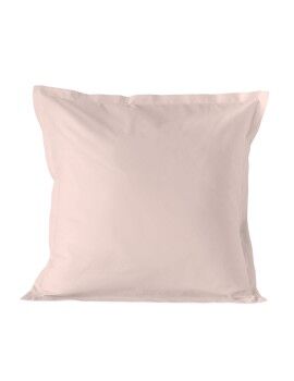 Funda de almohada HappyFriday Basic Rosa claro 60 x 60 cm (2 Unidades)