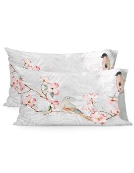 Funda de almohada HappyFriday Ohara Multicolor 50 x 75 cm (2 Unidades)