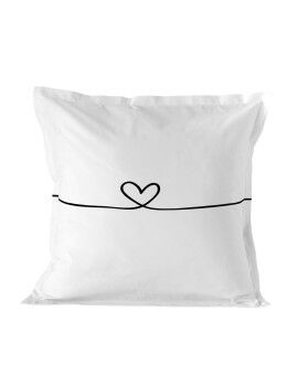 Funda de almohada HappyFriday Blanc My Love Multicolor 80 x 80 cm