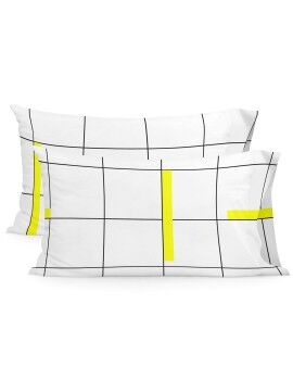 Funda de almohada HappyFriday Blanc Firefly Multicolor 60 x 70 cm