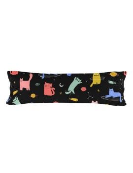 Capa de almofada HappyFriday Aware Cosmic cats Multicolor 45 x 125 cm