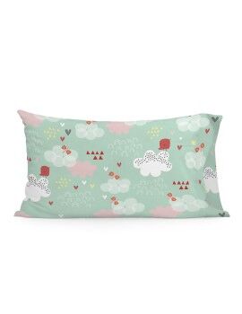 Funda de almohada HappyFriday Moshi Moshi Hola Multicolor 50 x 75 cm