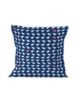 Funda de almohada HappyFriday Moshi Moshi Whale Multicolor 80 x 80 cm