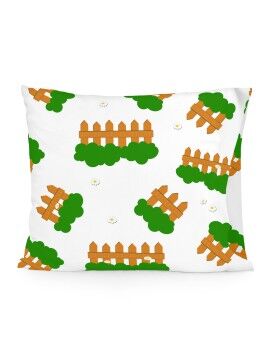 Funda de almohada HappyFriday Mr Fox Piggys Multicolor 60 x 70 cm