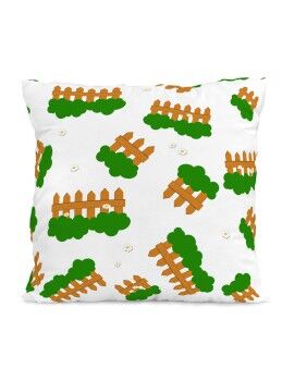 Funda de almohada HappyFriday Mr Fox Piggys Multicolor 80 x 80 cm