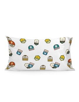 Funda de almohada HappyFriday Le Petit Prince Son avion Multicolor 50 x 75 cm