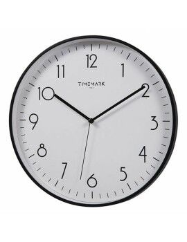 Reloj de Pared Timemark Negro (30 x 30 cm)