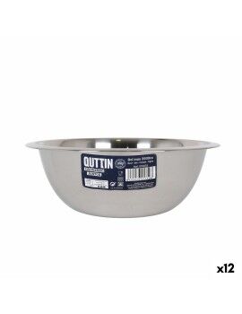 Bol Quttin Quttin Acero Inoxidable 3,5 L Ø 28,4 x 9,7 cm Mezclador (12 Unidades)