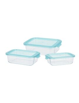 Set de 3 Fiambreras Excellent Houseware Cristal