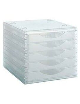 Archivador Modular Archivo 2000 ArchivoTec 5 cajones Transparente 34 x 27 x 26 cm