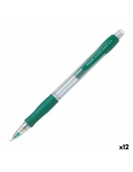 Porta-minas Pilot Super Grip Verde 0,5 mm (12 Unidades)