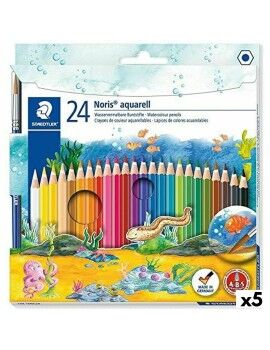 Lápices de Colores Acuarelables Staedtler Noris Multicolor (5 Unidades)