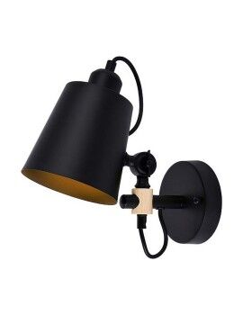 Luz de Parede EDM 32112 32112 Preto 60 W 220-240 V 25 x 27 cm