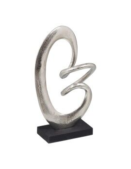 Figura Decorativa 18,5 x 8 x 34 cm Negro Plata