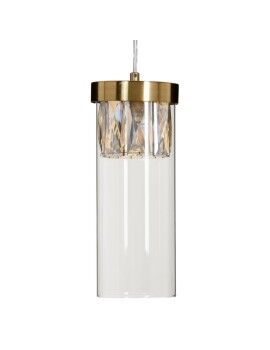 Candeeiro de teto Hierro/Cristal Cristal Dourado Metal 220 V 240 V 11 x 11 x 45 cm