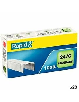 Grapas Rapid 24/6 6 mm (20 Unidades)