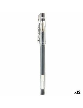 Bolígrafo de gel Pilot G-TEC C4 Negro 0,2 mm (12 Unidades)