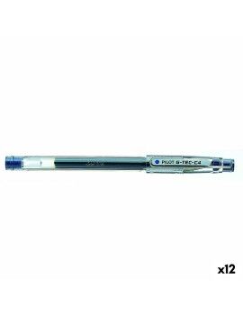 Esferográfica de gel Pilot G-TEC C4 Azul 0,2 mm (12 Unidades)